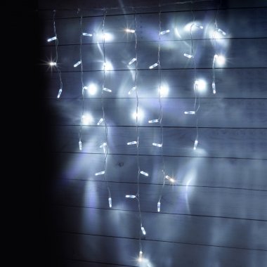 Фотография товара 'Aledus i-TP-3x0.9M-W Бахрома (Айсикл) 3x0.9 м, прозрачный провод'