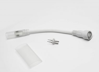 Фотография товара 'Aledus DA-2-DL-S-W Соединитель дюралайт-нить, белый, 2Pin'