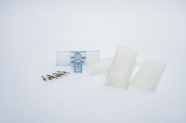 Фотография товара 'Aledus FX-T Т-коннектор для одностороннего гибкого неона 08х16 мм'