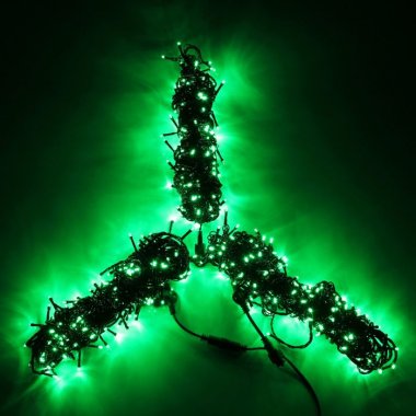 Фотография товара 'Aledus SP-B-3-20М-G Спайдеры 3 нити по 20 м, черный провод'