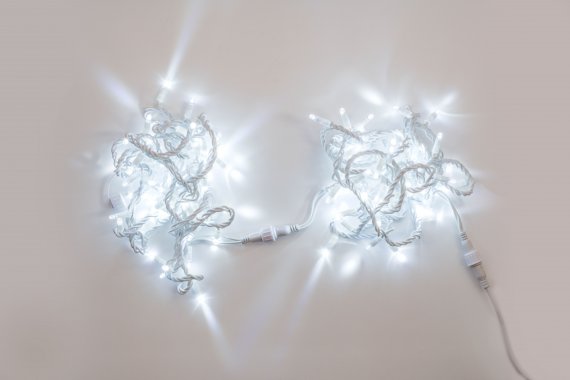 Фотография товара 'Aledus S-WP-10M-W/F Гирлянда (Нить) 10 м, белый провод'