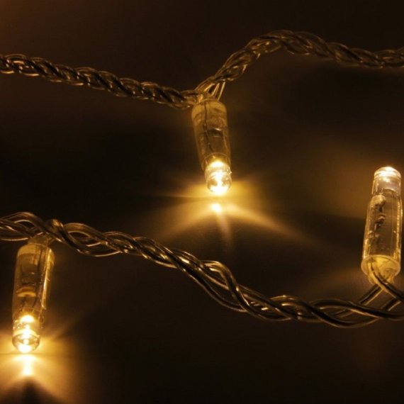 Фотография товара 'Aledus S-TP-10M-Y/F Гирлянда (Нить) 10 м, прозрачный провод'