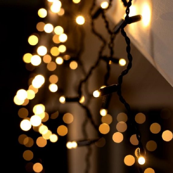 Фотография товара 'Aledus i-BR-3x0.9M-Y Бахрома (Айсикл) 3x0.9 м, черный провод'