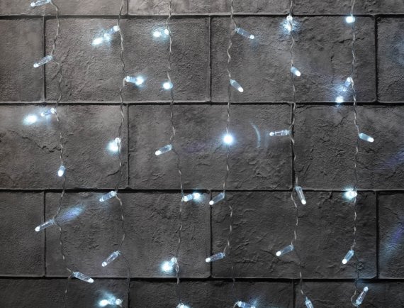 Фотография товара 'Aledus C-TP-2x1.5M-W/F Занавес 2x1.5 м, прозрачный провод'