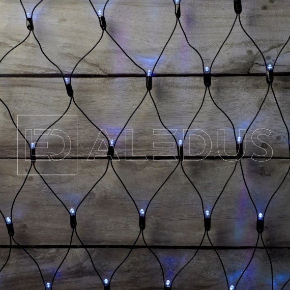 Фотография товара 'Aledus N-BP-2x2M-B Светодиодная сеть 2х2 м, черный провод'