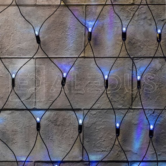 Фотография товара 'Aledus N-BP-2x3M-B Светодиодная сеть 2х3 м, черный провод'