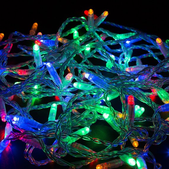 Фотография товара 'Aledus S-TP-10M-M Гирлянда (Нить) 10 м, прозрачный провод, ПВХ'